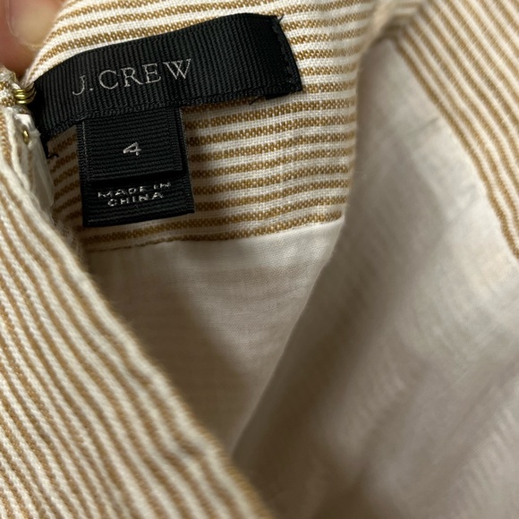 J Crew size 4 linen jumpsuit - Picture 6 of 7